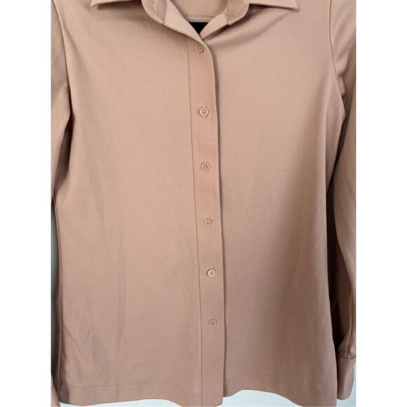 Sears The Shirt Perma-Prest Woman Long Sleeve Button Down Shirt, Size Sm… - Picture 3 of 7